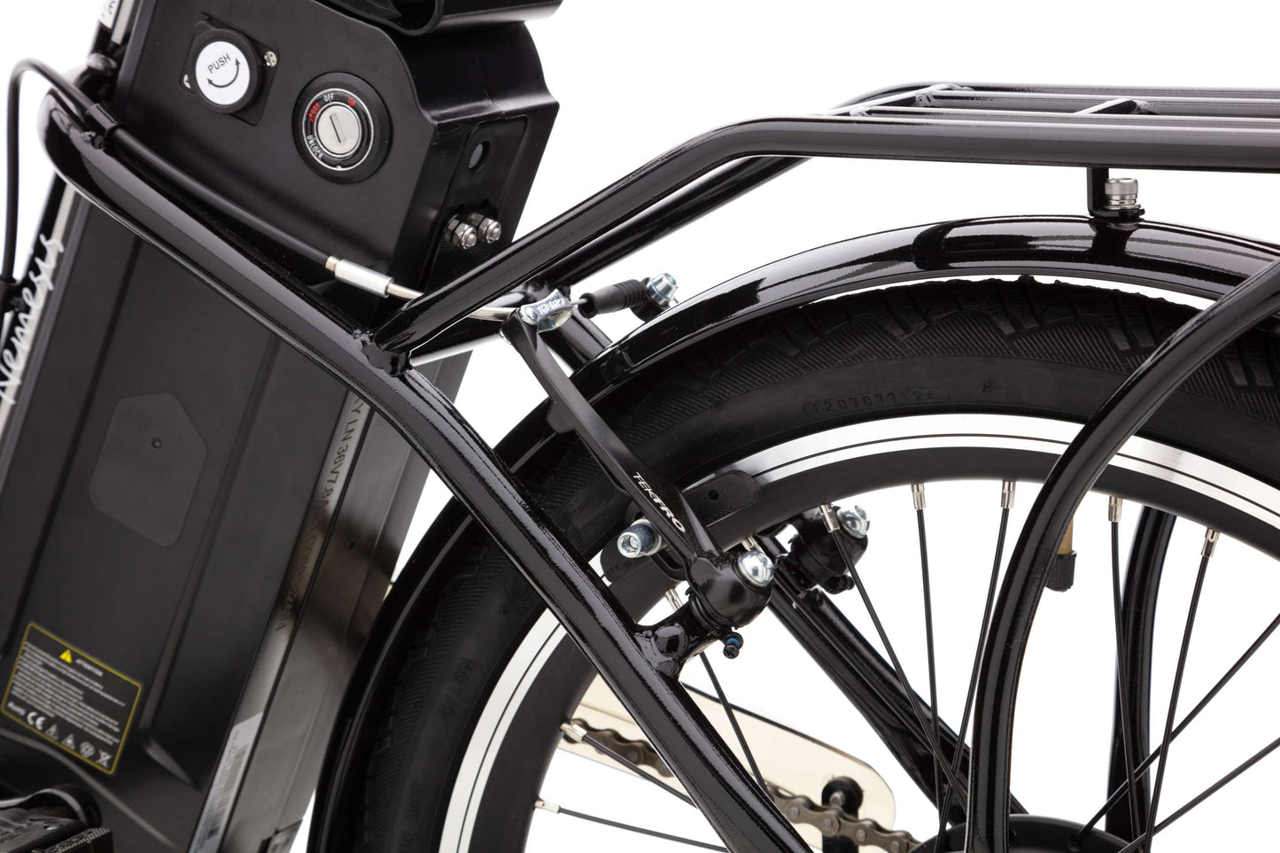 Vecocraft E-Klapprad NEMESIS 20'', City E bike, Schwarz
